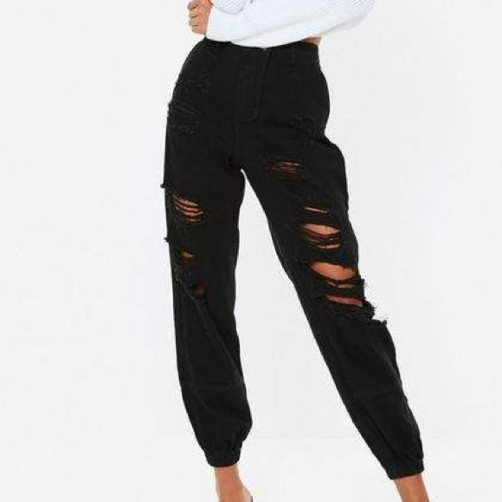 Cargo Black Jean Joggers